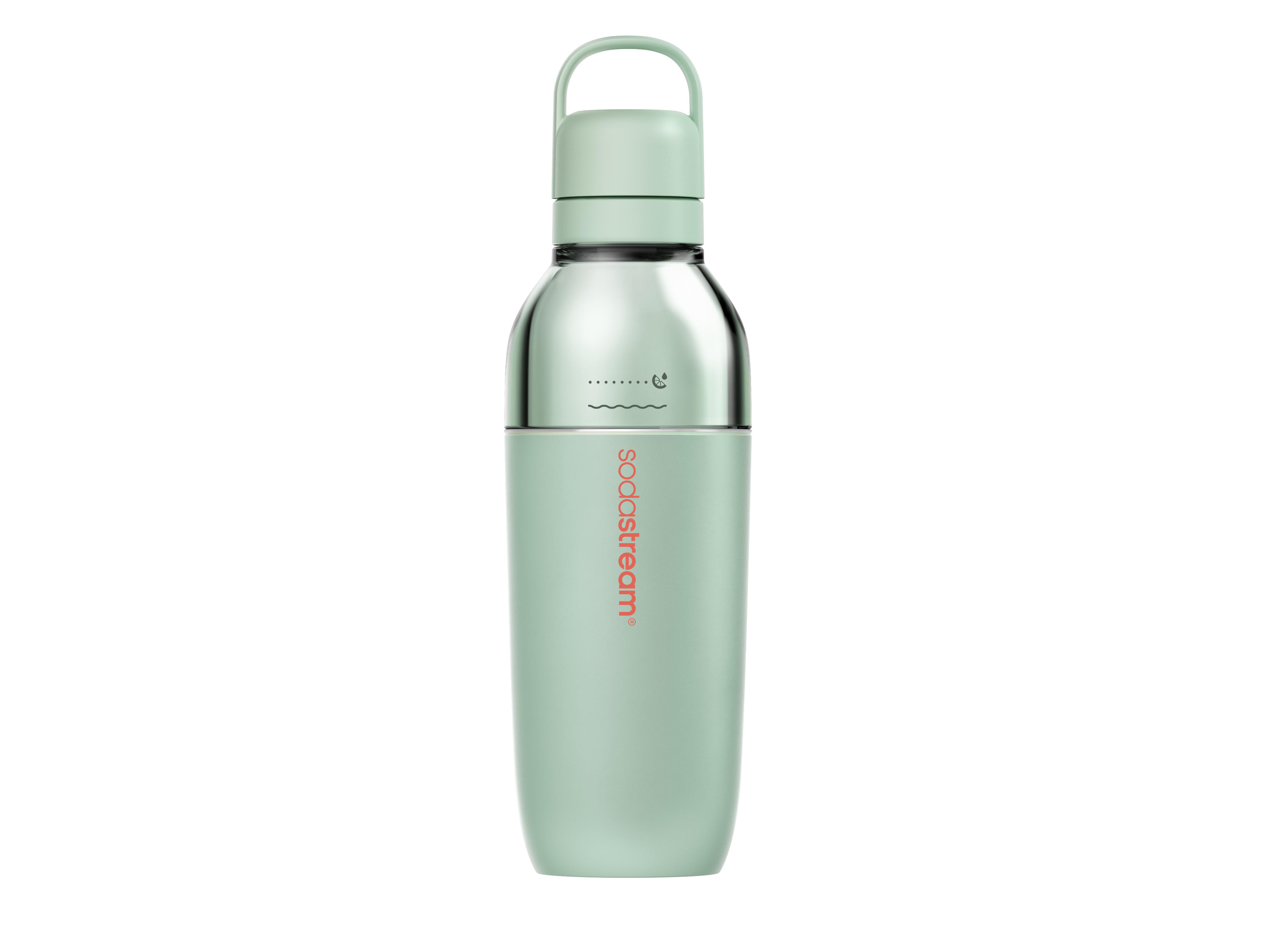 Bouteille de gazéification Fizz & Go Easy Mix, couleur menthe sodastream