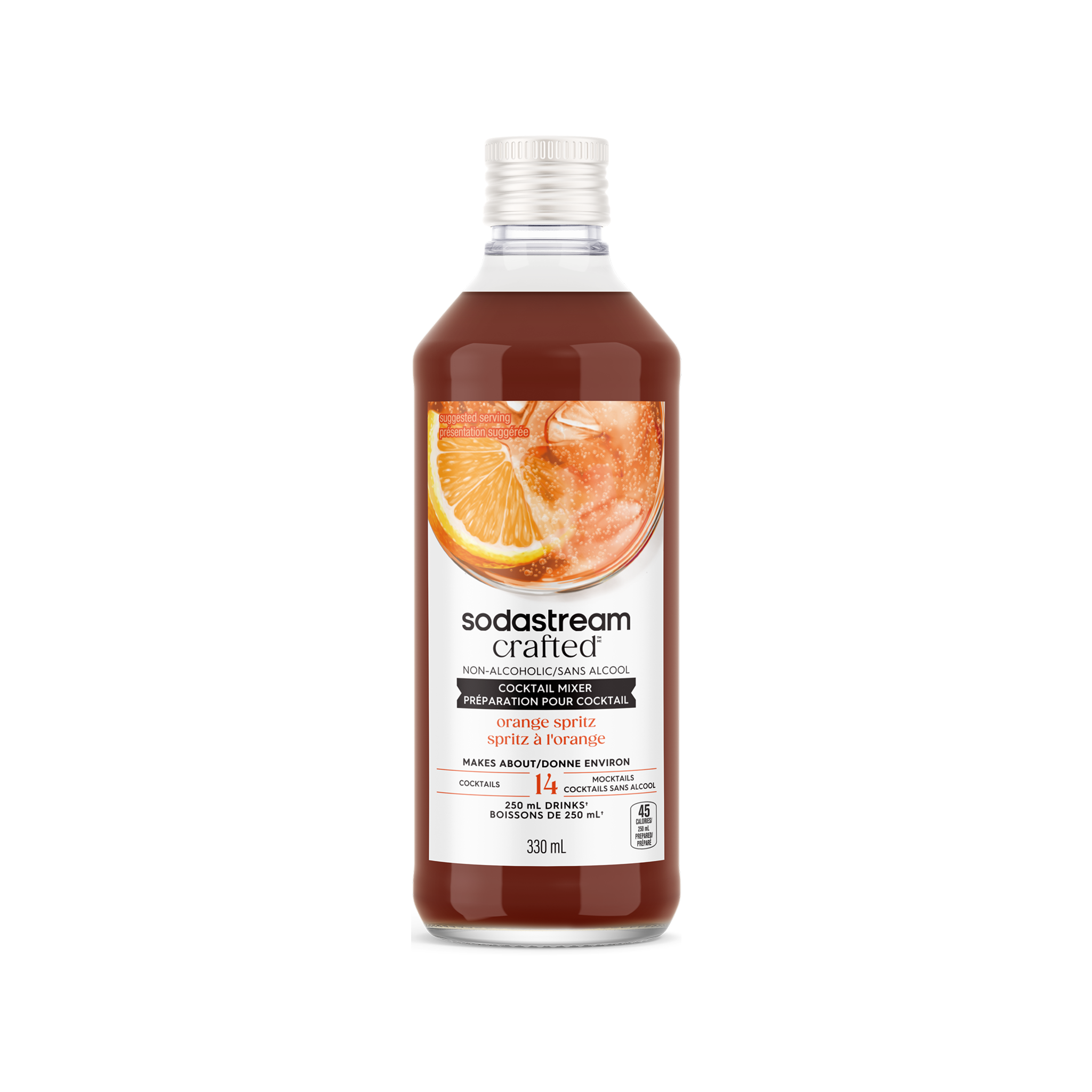 Préparation pour cocktail Crafted Mixers™ Spritz à l'orange 330 ml sodastream