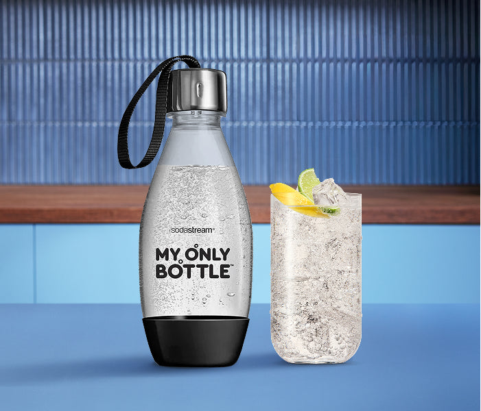 0.5 my only bottle with loop, black
