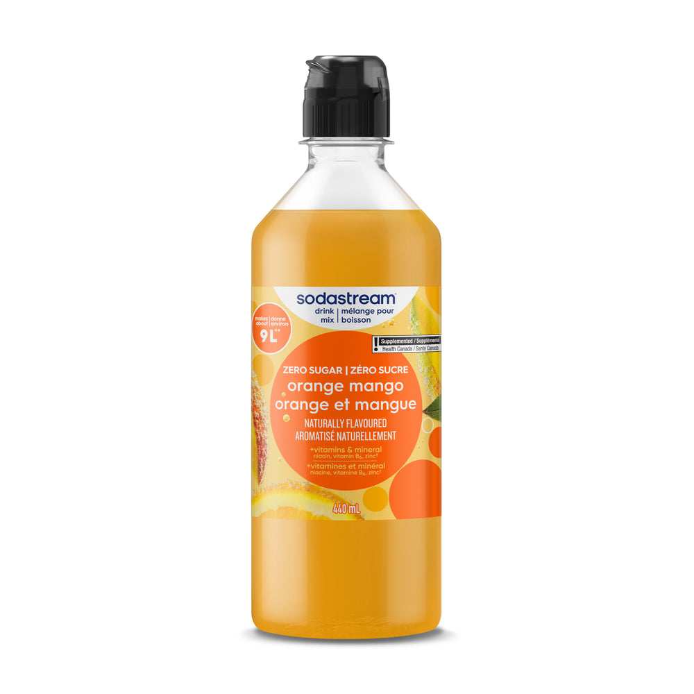 Sodastream® Classics Orange Mango Zero Sugar Drink Mix 440ml – 1