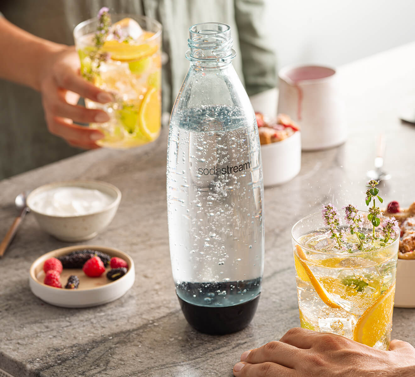 1l fuse bottle twin pack, black