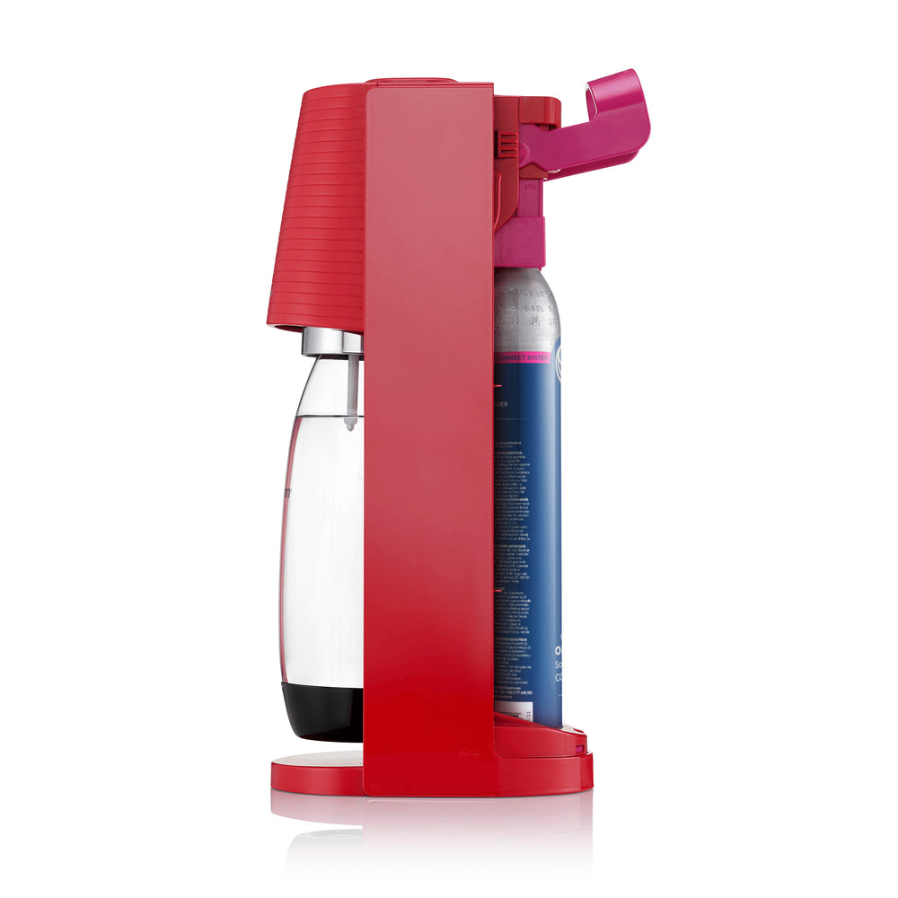 SodaStream Terra red Sparkling Water Maker with gas cylinder