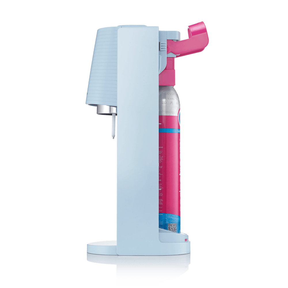 sodastream misty blue terra with gas cylinder