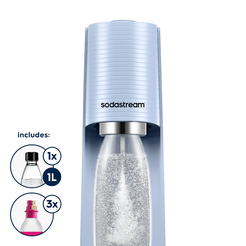 Terra Misty Blue carbonation