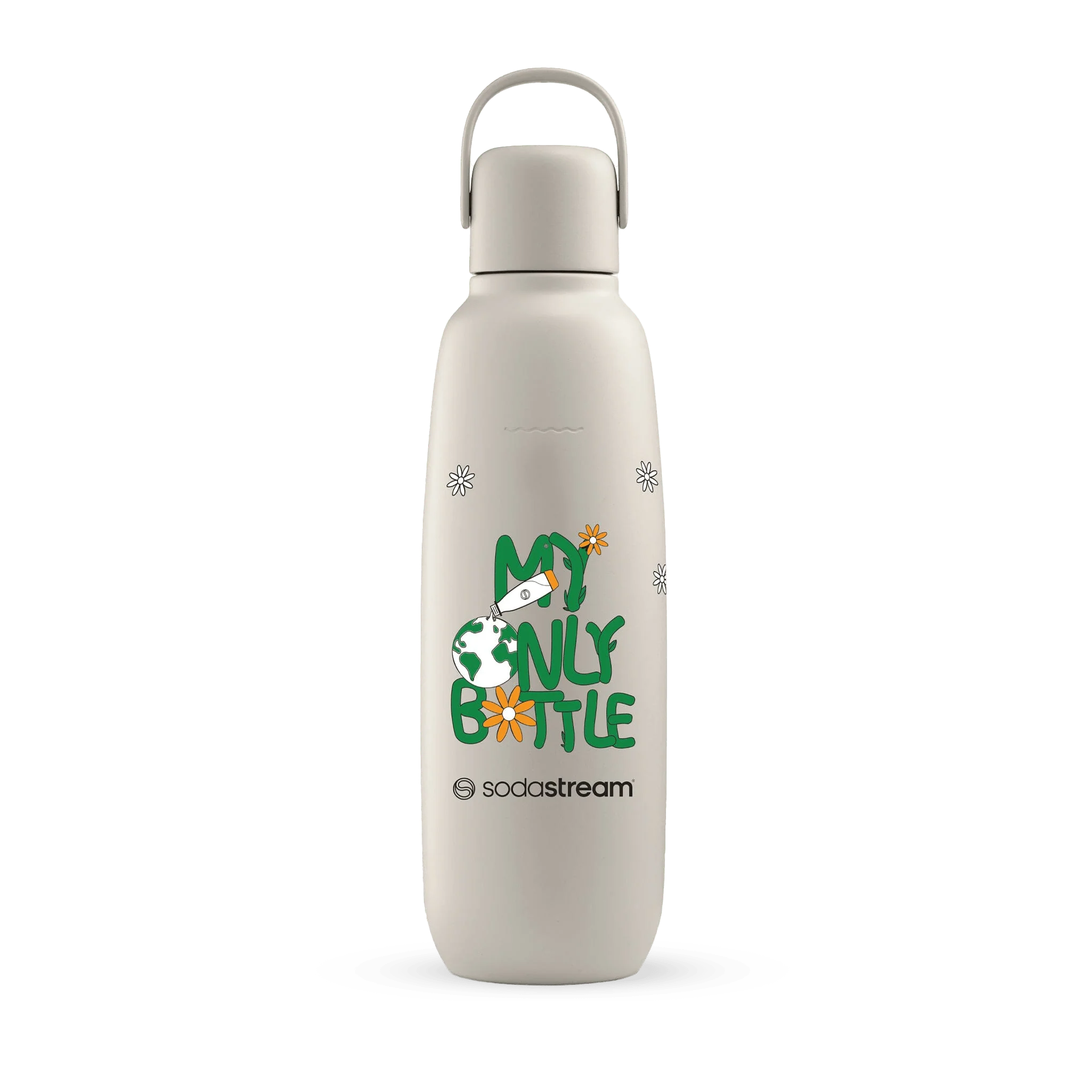 Bouteille de gazéification Fizz & Go en acier inoxydable, édition durabilité sodastream