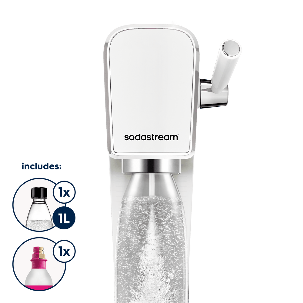 SodaStream Art Sparkling Water Maker + Quick Connect Cylinder SodaStream Art Sparkling Water Maker + Quick Connect Cylinder