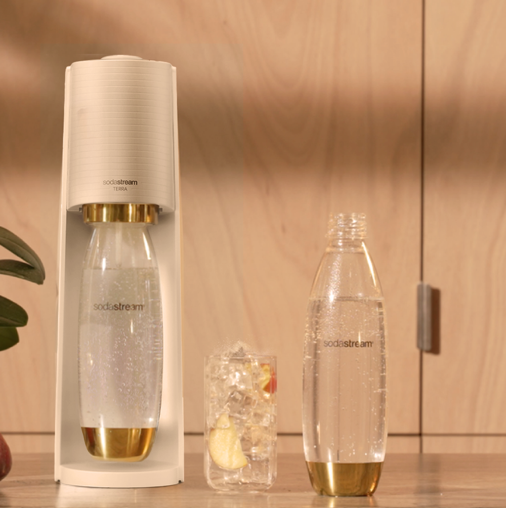 SodaStream Terra Sparkling Water Maker + Quick Connect SodaStream Terra Sparkling Water Maker + Quick Connect