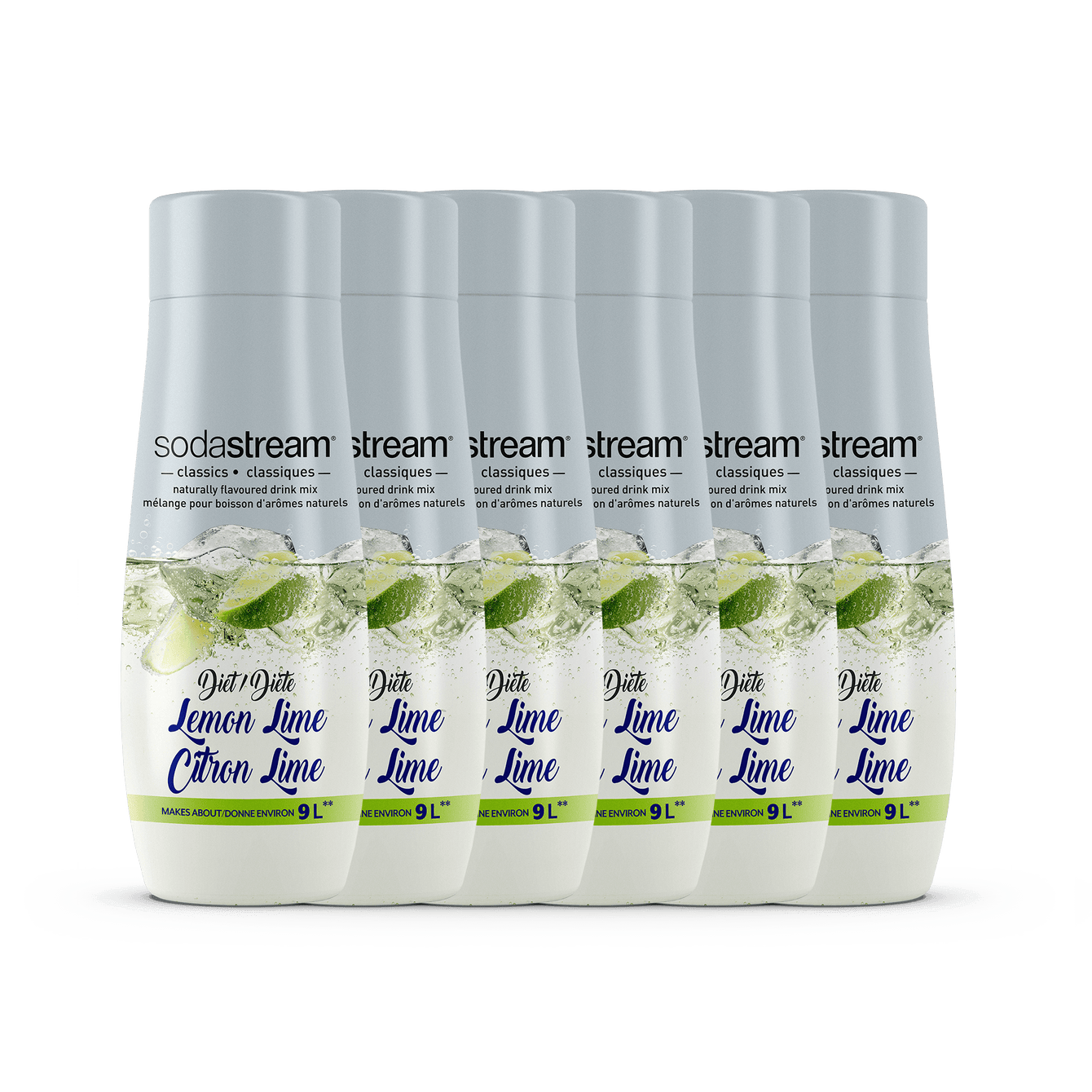 Diet Lemon Lime Flavoured Soda 6 pack SodaStream Canada
