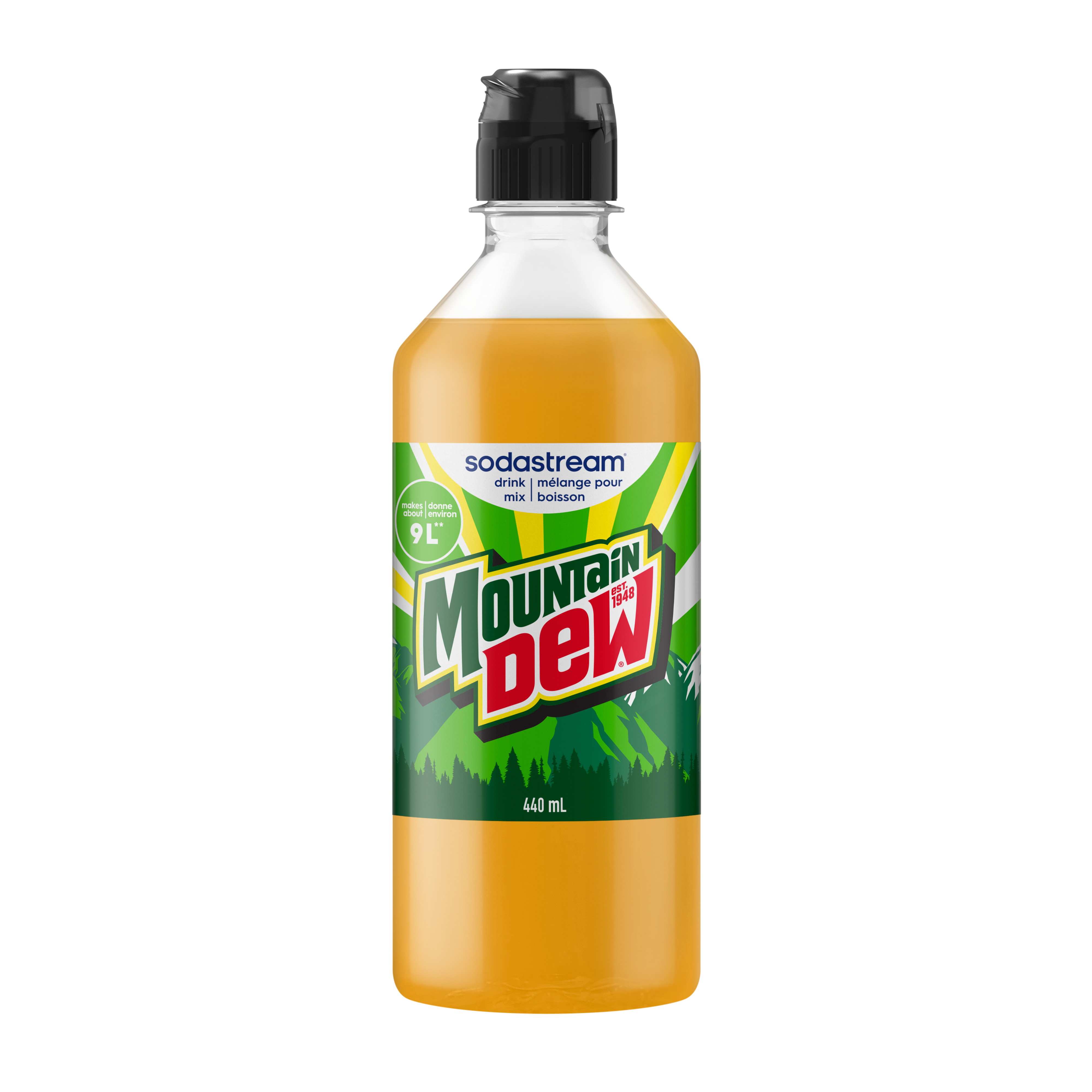 Mountain Dew®, mélange pour boisson 440 ml sodastream