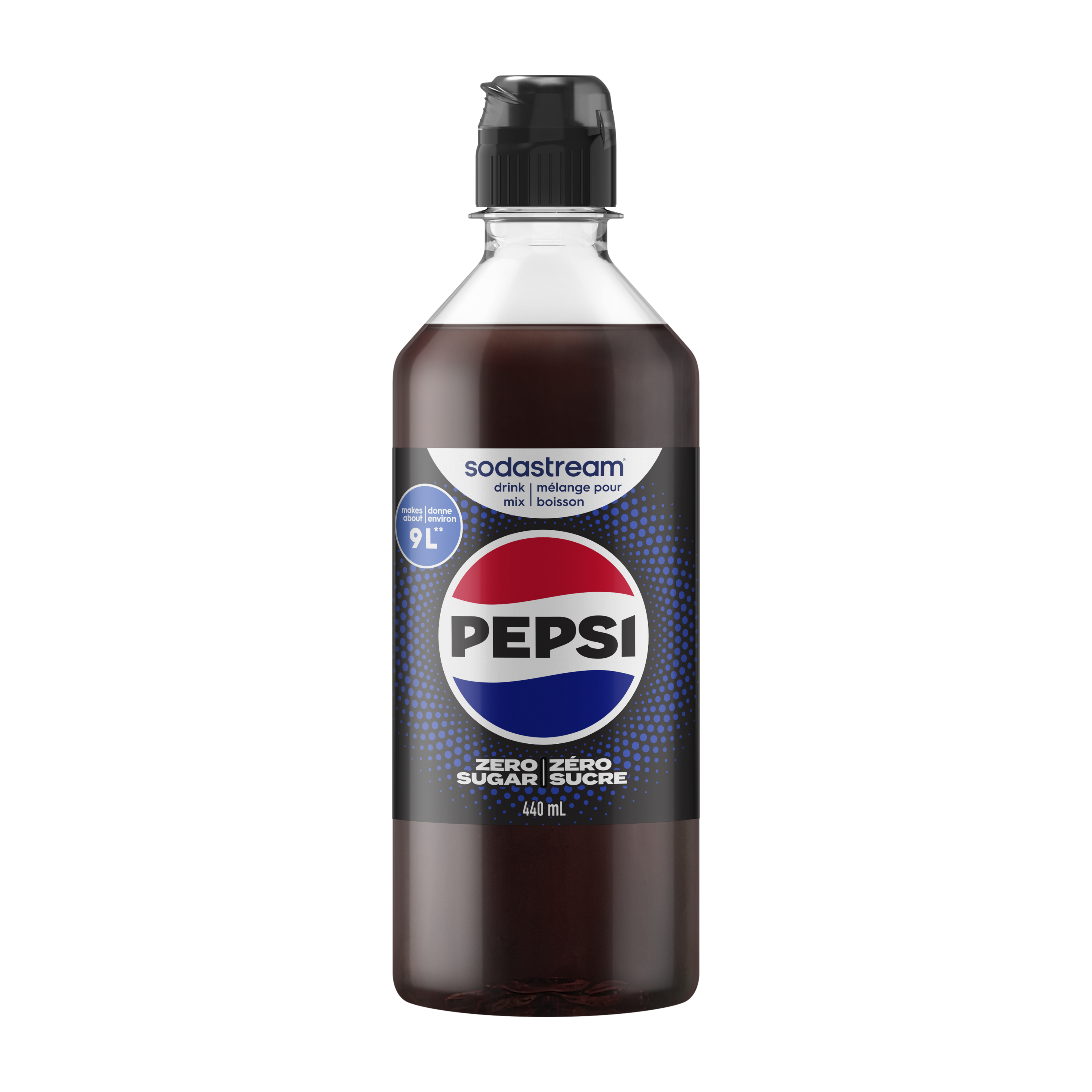 Pepsi® Zéro Sucre, mélange pour boisson 440 ml sodastream
