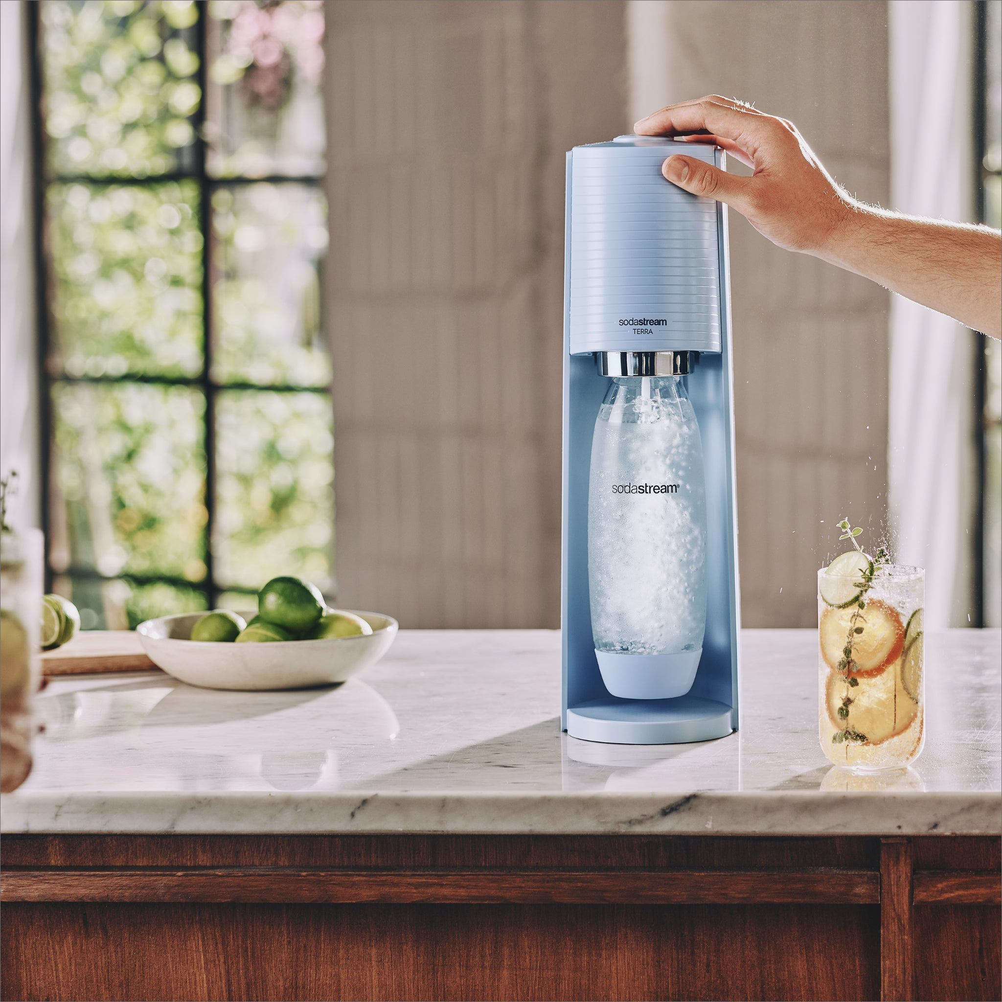 SodaStream Terra Sparkling Water Maker + Quick Connect