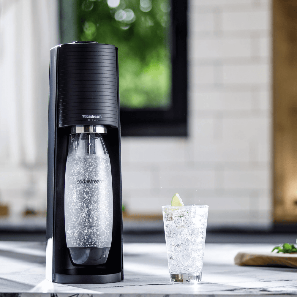SodaStream Terra Sparkling Water Maker + Quick Connect SodaStream Terra Sparkling Water Maker + Quick Connect