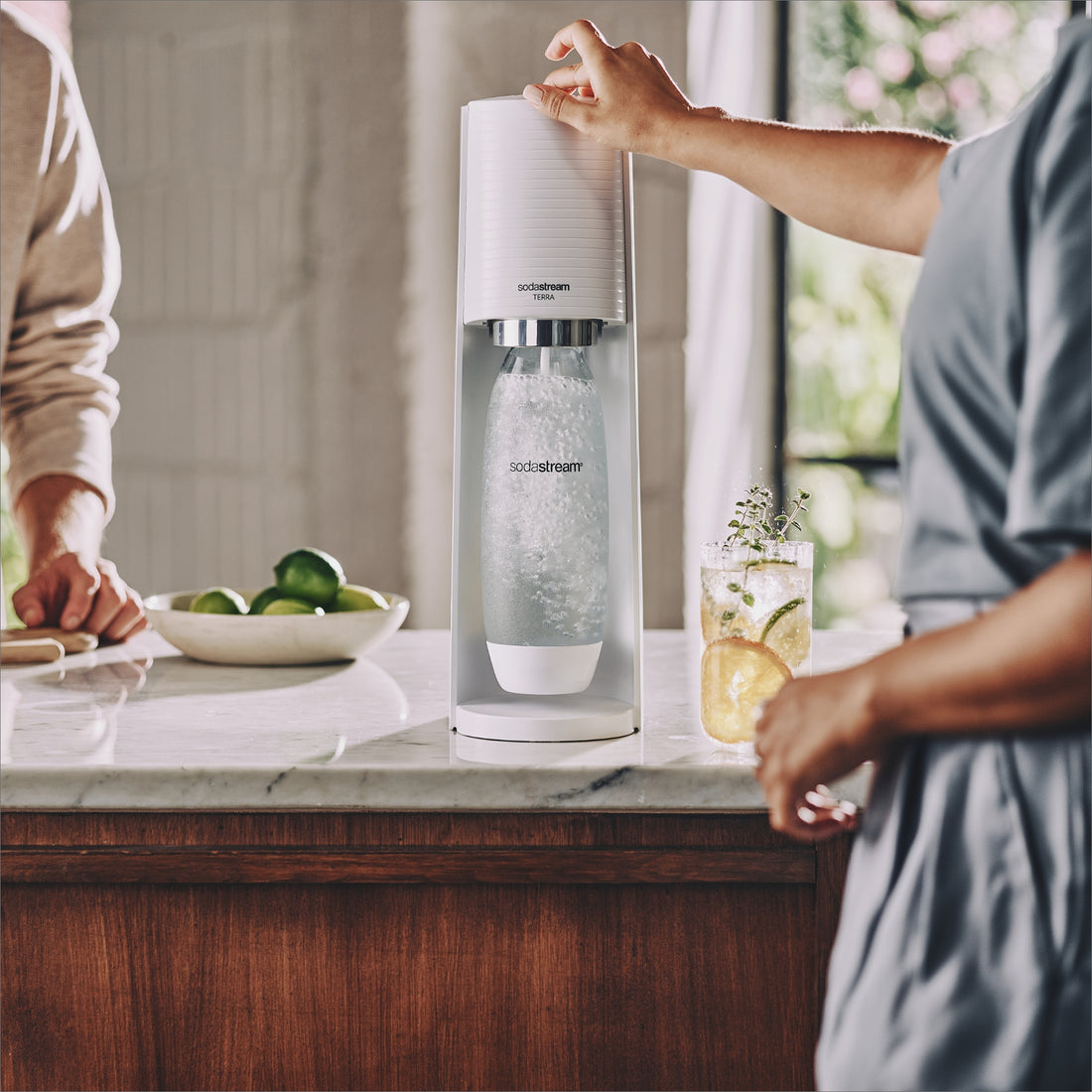 SodaStream Terra Sparkling Water Maker + Quick Connect