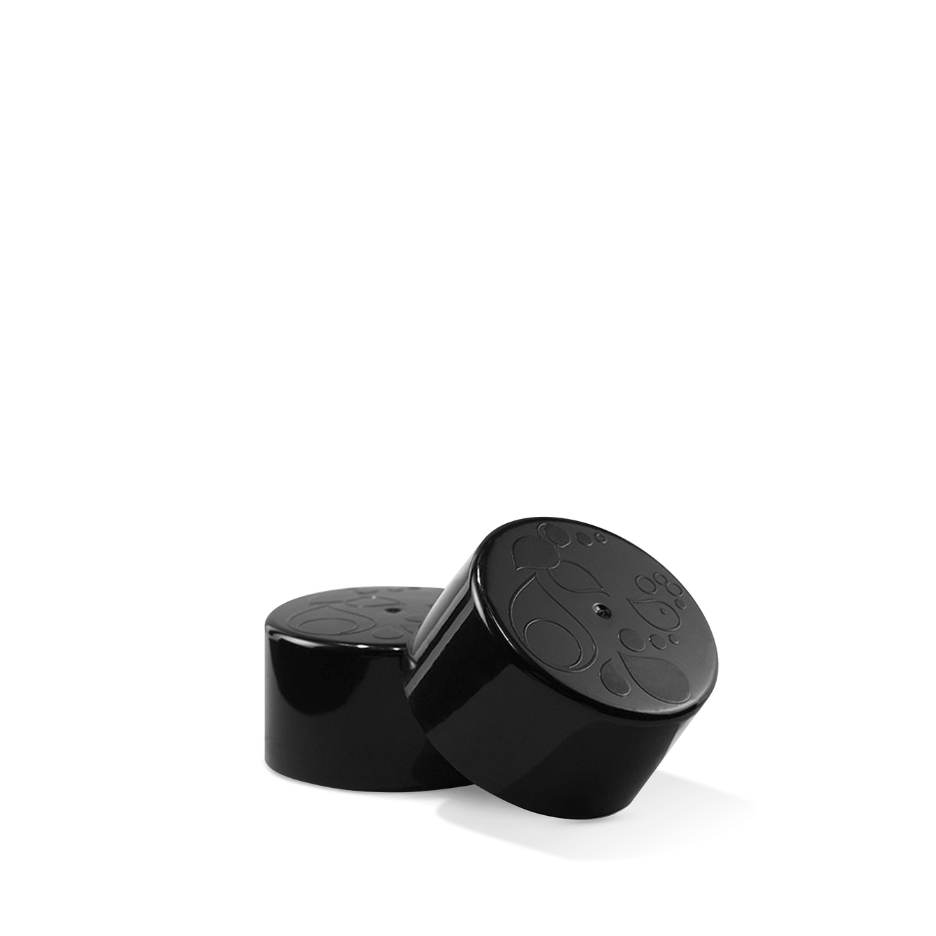 Black Bottle Caps Twin Pack